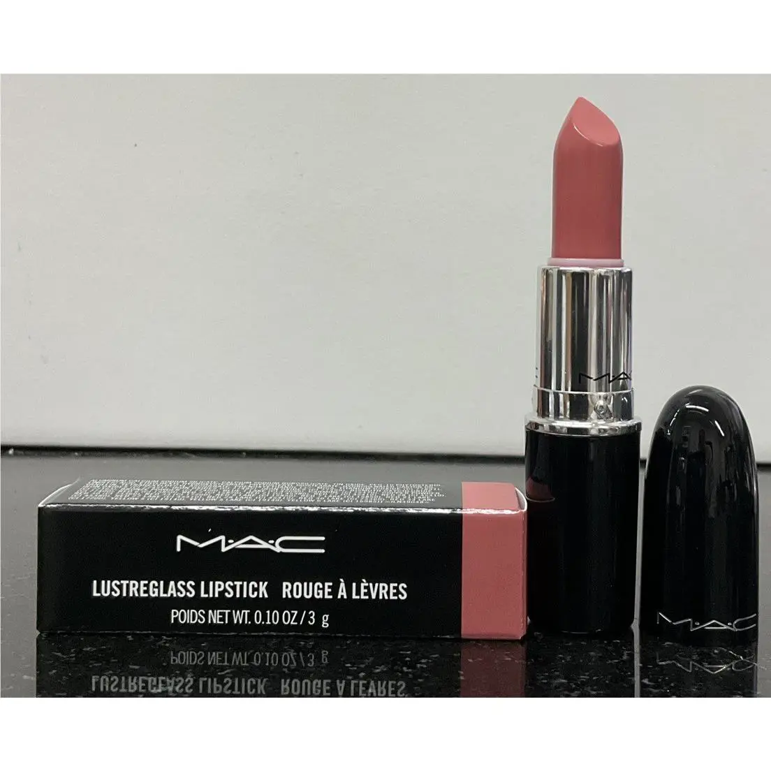 Mac Lustreglass Lipstick Sellout Shade 542 Full Size .1oz / 3g