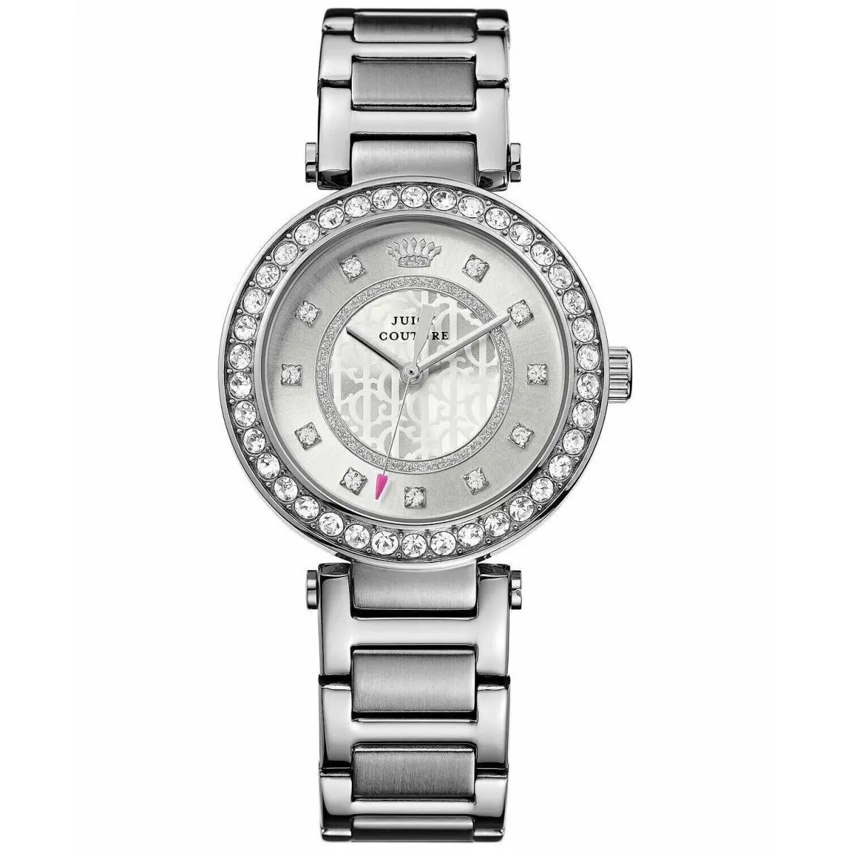 Juicy Couture 1901150 Luxce Crystal Accented Stainless Silver Tone Ladies Watch