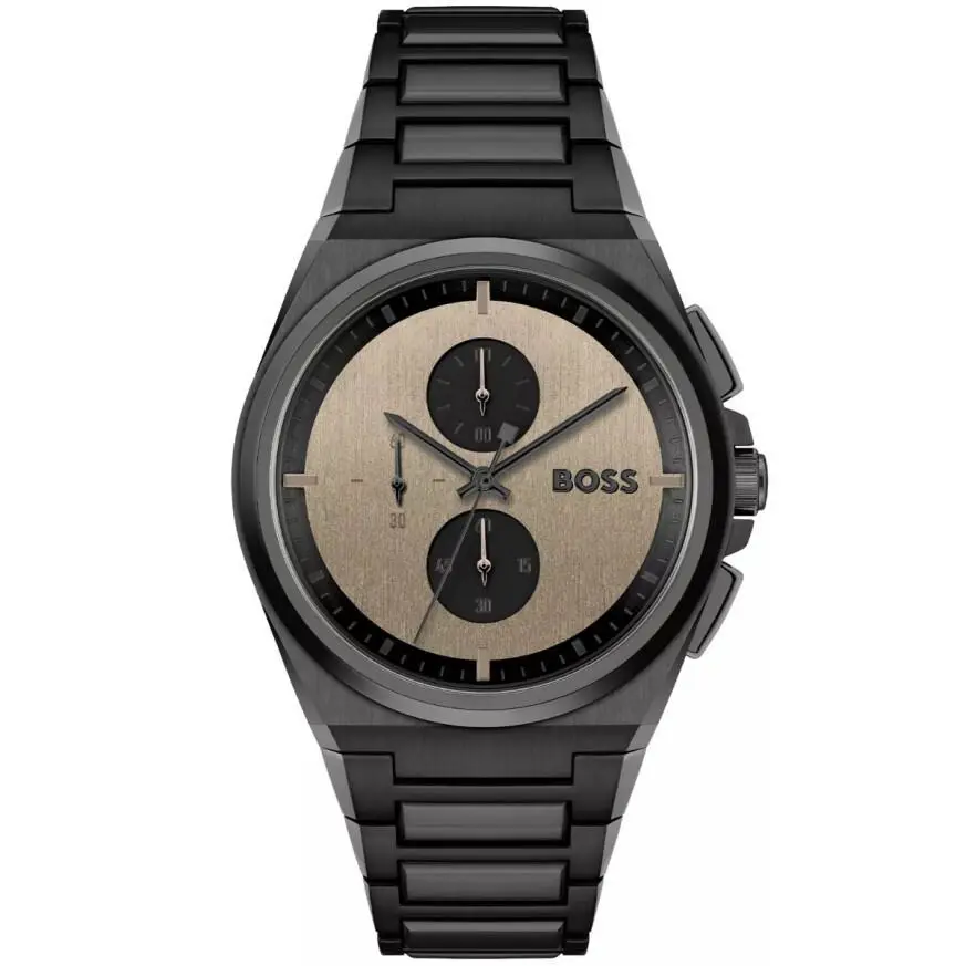 Hugo Boss Steer 1514043 46mm Stainless Steel Quartz Chronograph Watch