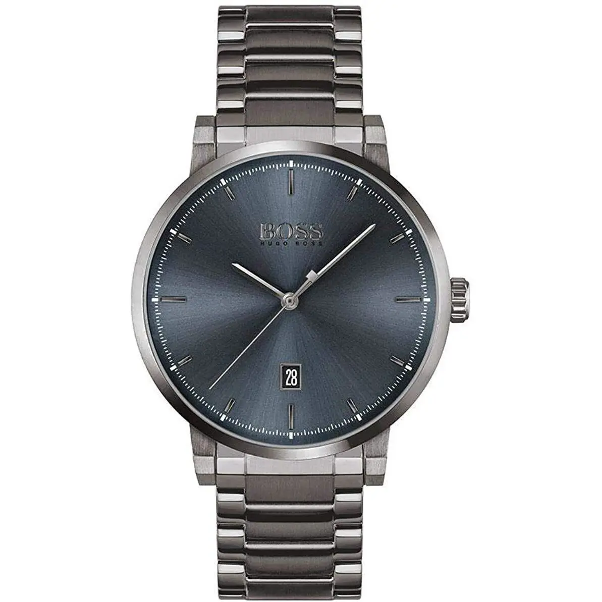 Hugo Boss 1513793 Men`s Quartz Stainless Steel and Link Bracelet Business Watch