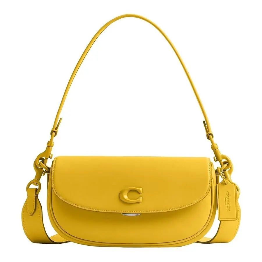 Coach Emmy Saddle Bag 23 Canary
