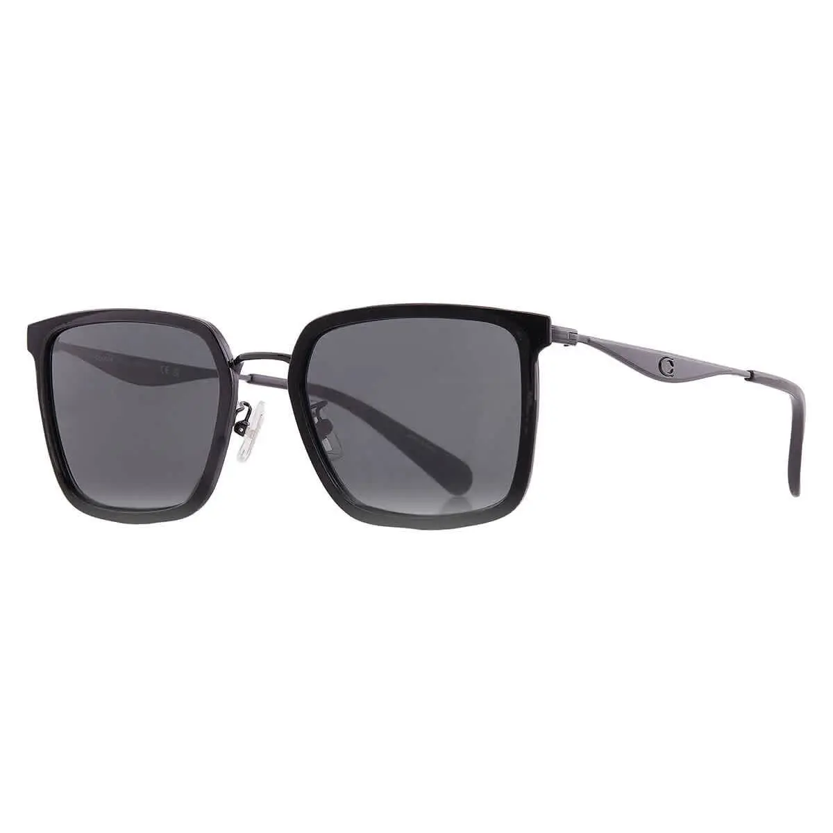 Coach Grey Square Men`s Sunglasses HC7171 934487 56 HC7171 934487 56