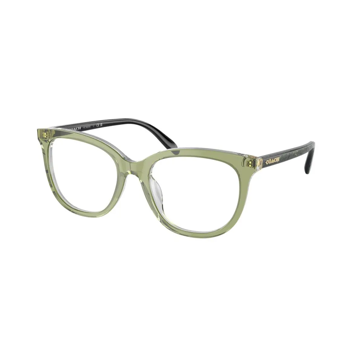 Coach HC 6223U Transparent Green Hopper 5786 Eyeglasses