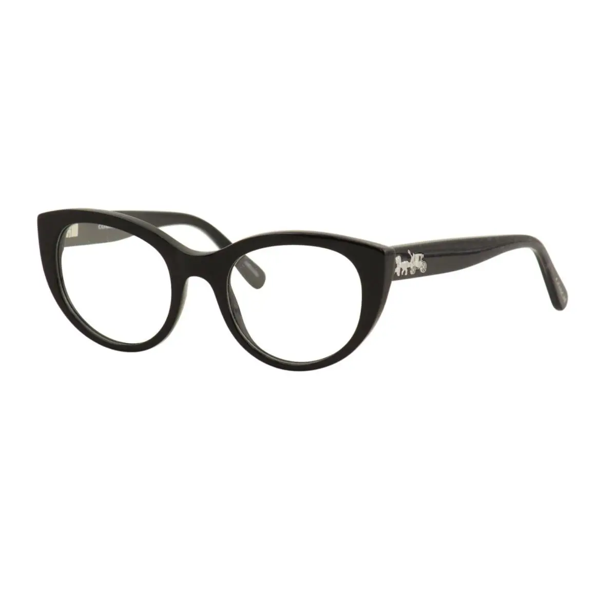 Coach Women`s Eyeglasses HC6132 HC/6132 5572 Black/silver Optical Frame 50mm