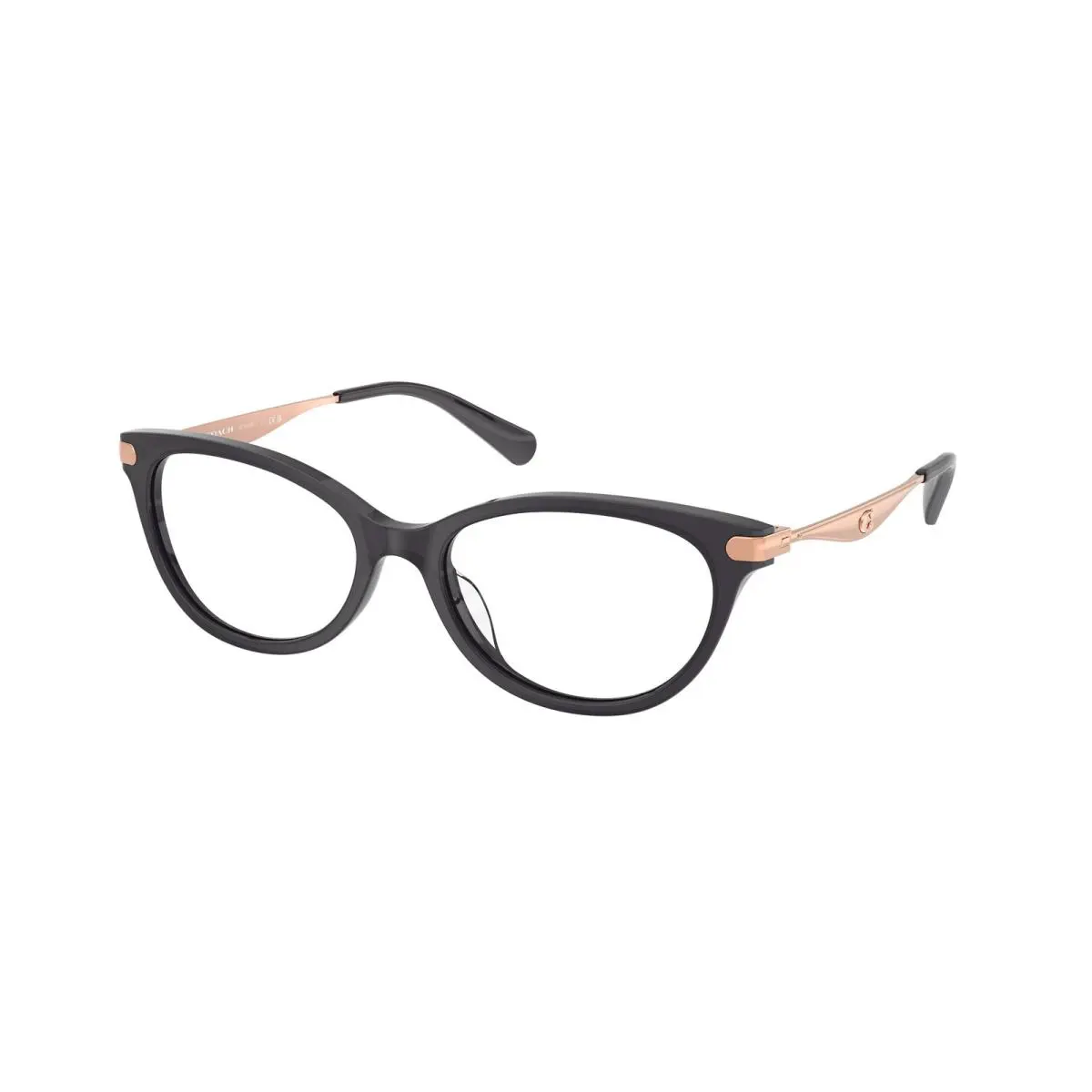 Coach HC 6245F Transparent Dark Grey 5104 Eyeglasses