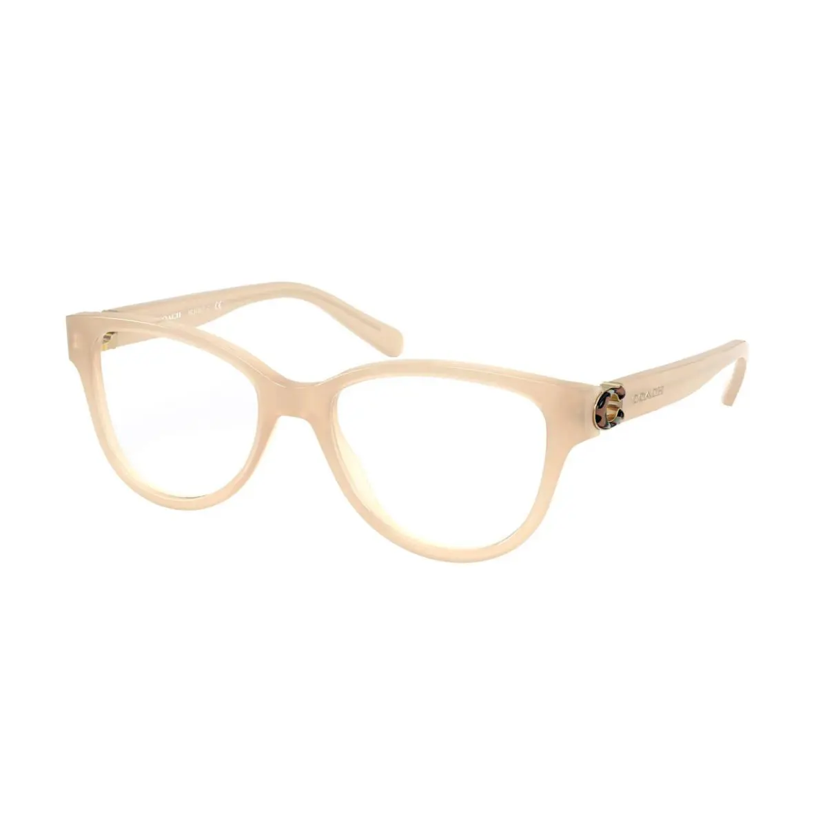 Coach Eyeglasses Women`s HC6153F 5611 Milky Beige 53-16-140mm - Frame: Beige