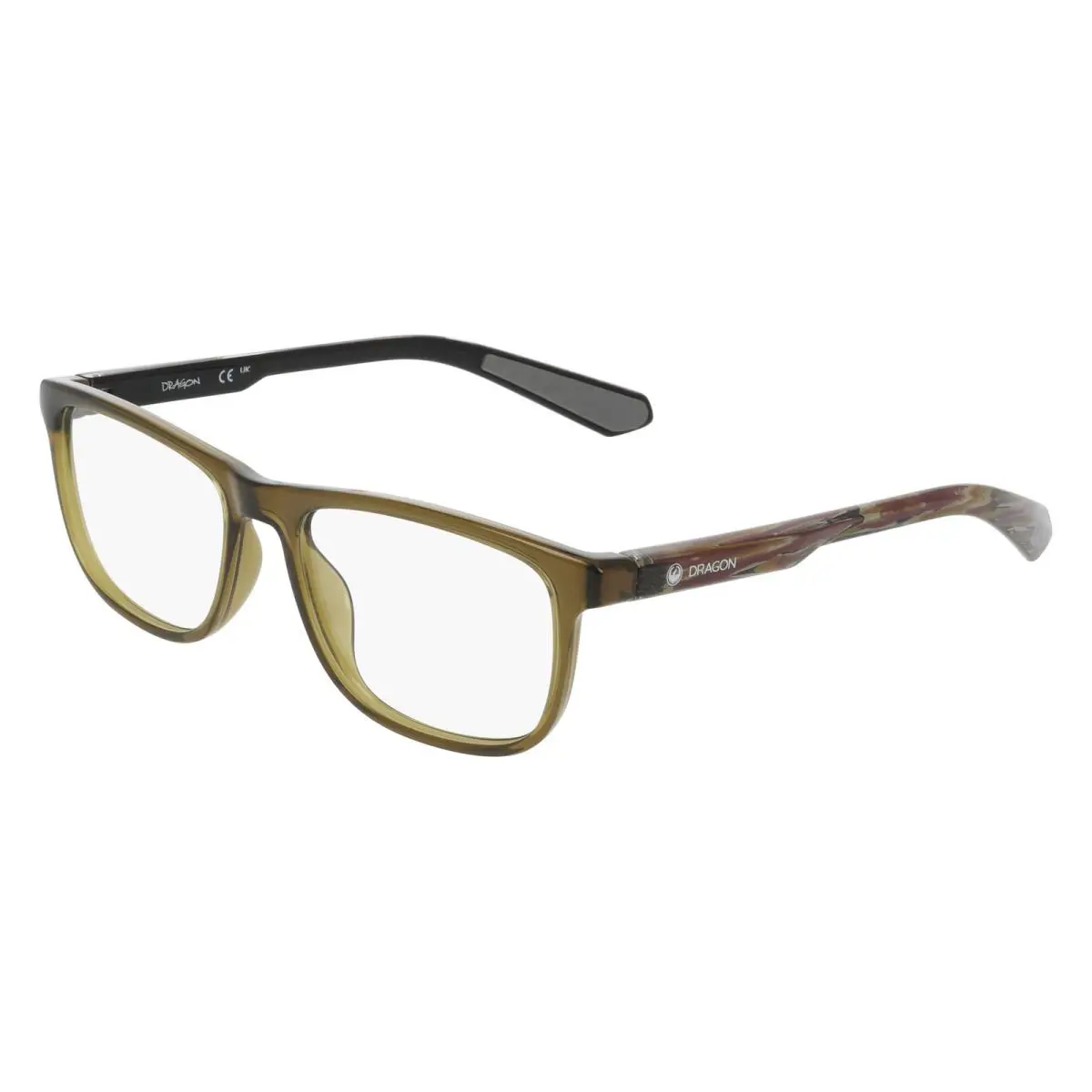 Dragon DR2058ATH Olive Crystal Olive Resin 313 Eyeglasses