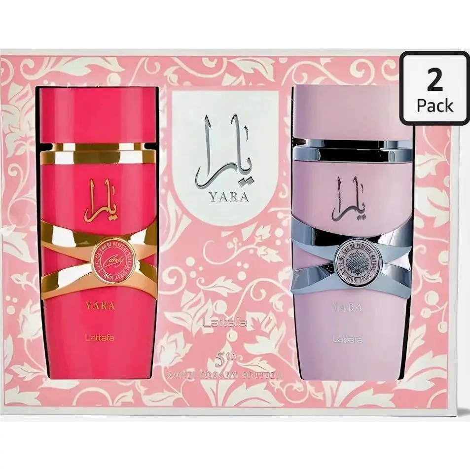 Lattafa Yara 2 Piece Gift Set Eau De Parfum Feminine Fragrance For Women 200 ML