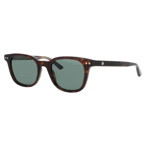 Montblanc Mb0320s 002 Sunglasses Havana Frame Green Tint Lenses 49 mm