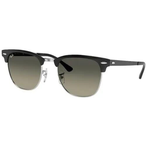 Ray-ban RB 3716 Black on Silver 900471 Sunglasses by Ray-Ban