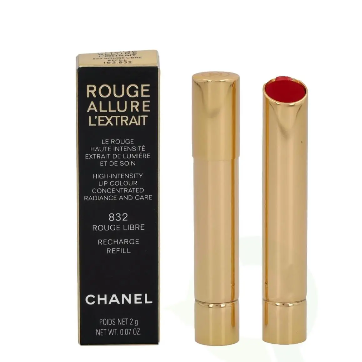Chanel Rouge Allure L`extrait Lipstick - 832 Rouge Libre 2g/0.07oz