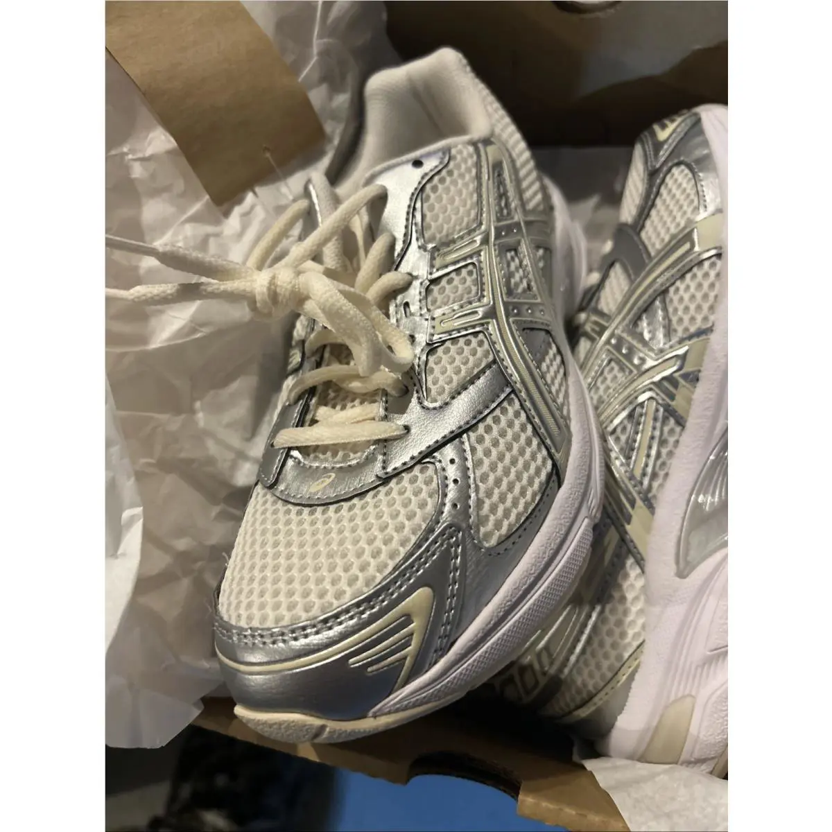 Asics shoes - 1202A164107 - 1202A164107 - Cream/Pure Silver (UPC: 196074153282) 0
