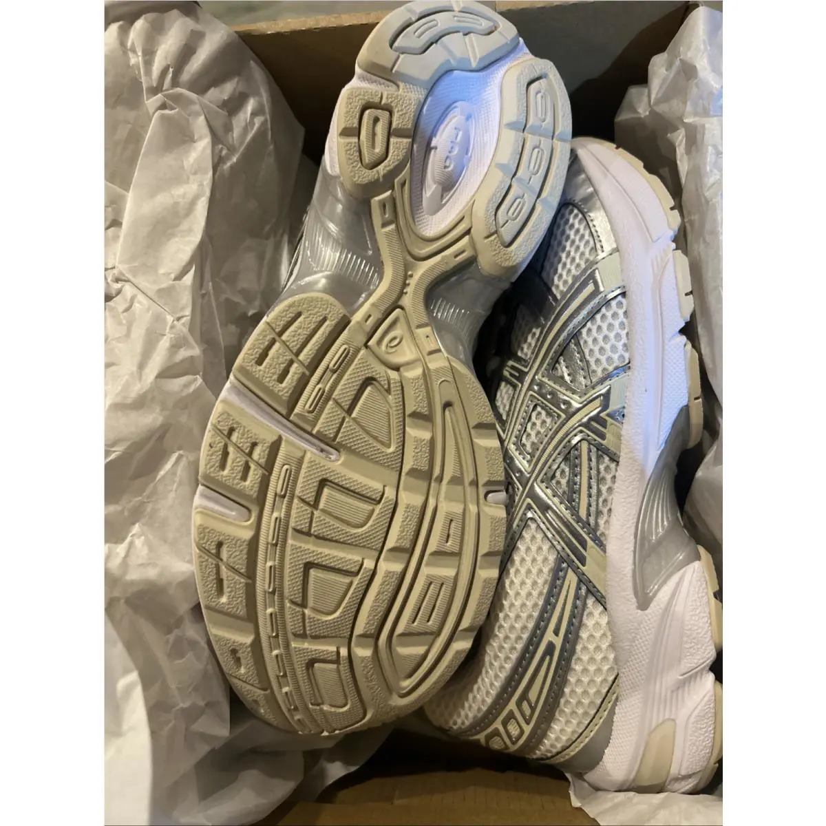 Asics shoes - 1202A164107 - 1202A164107 - Cream/Pure Silver (UPC: 196074153282) 2