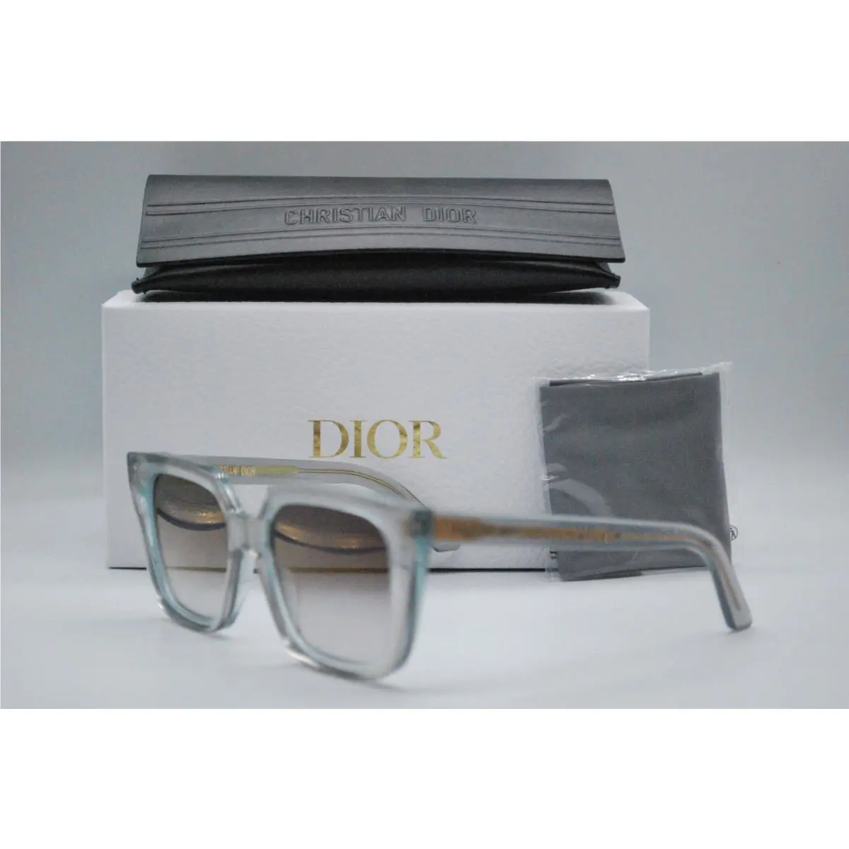 Christian Dior Diormidnight S1I 45A5 Grey Smoke Sunglasses 53-18