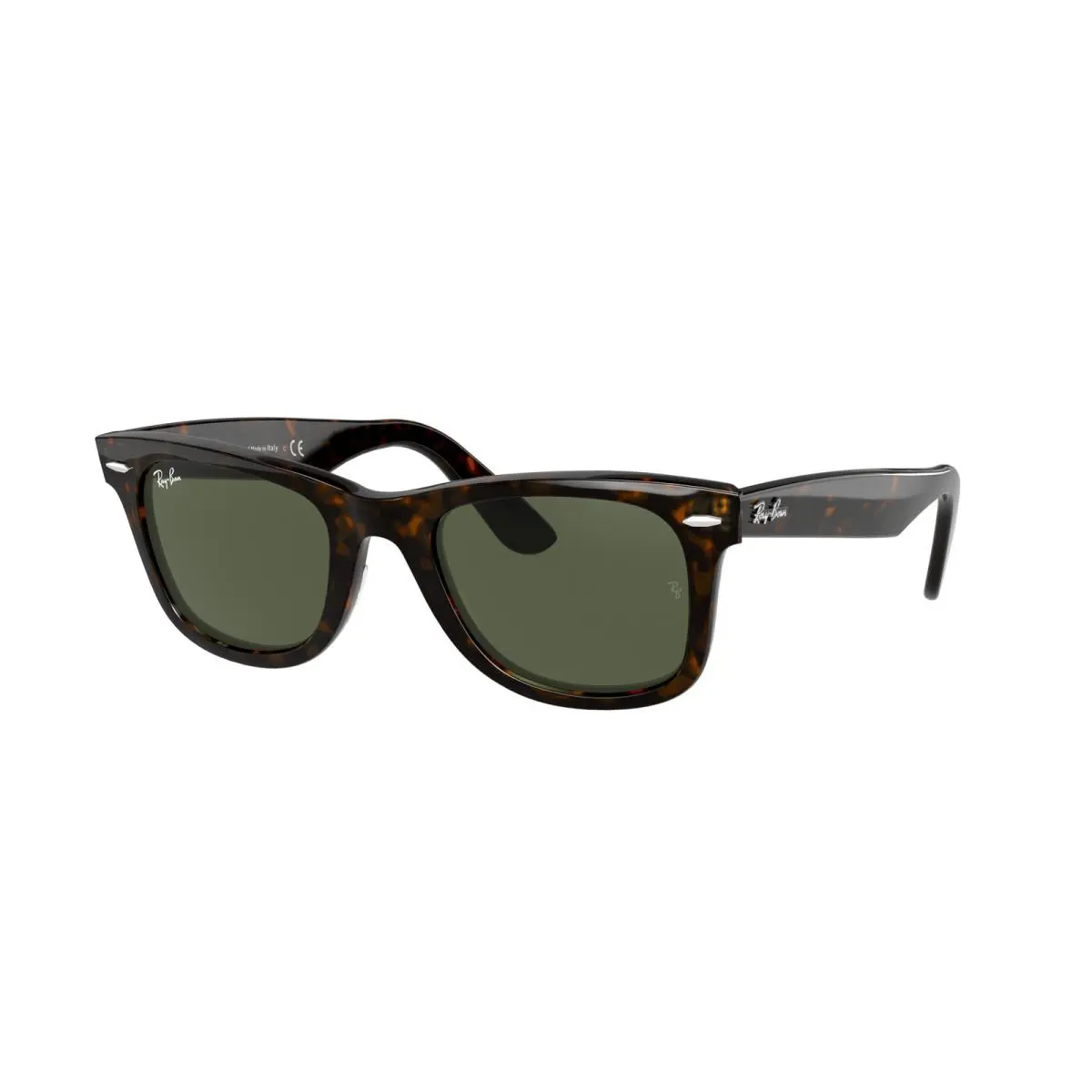 Ray-ban RB 2140F Wayfarer Tortoise g 15 Green 902 Sunglasses