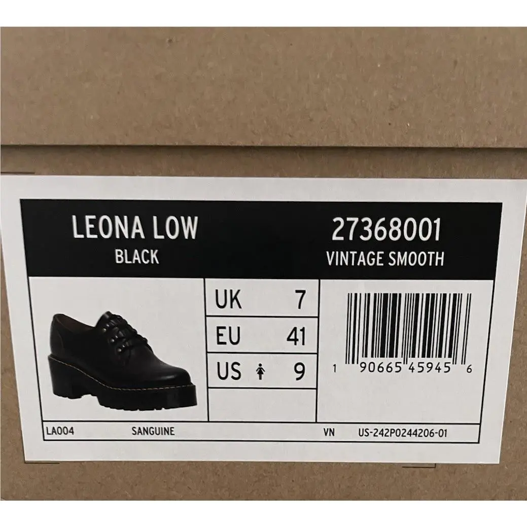 Dr. Martens shoes - Dr Martens Leona Lo - Leona - Black 6