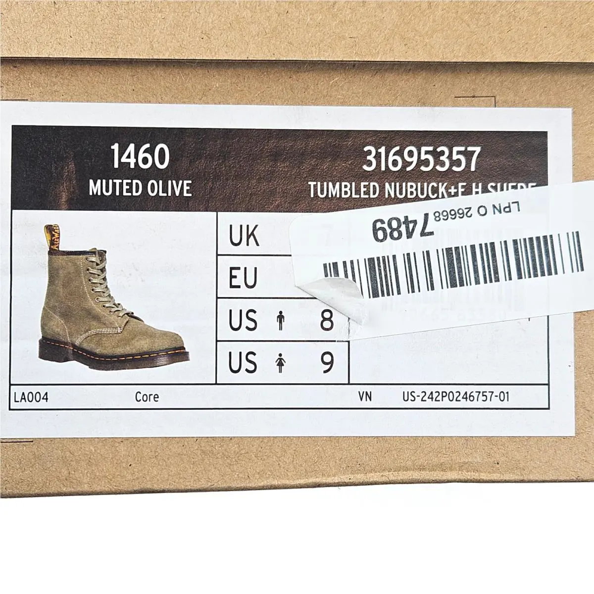 Dr. Martens shoes - Dr. Martens 1460 - Martens - 31695357 - Green (UPC: 0190665633818) 9