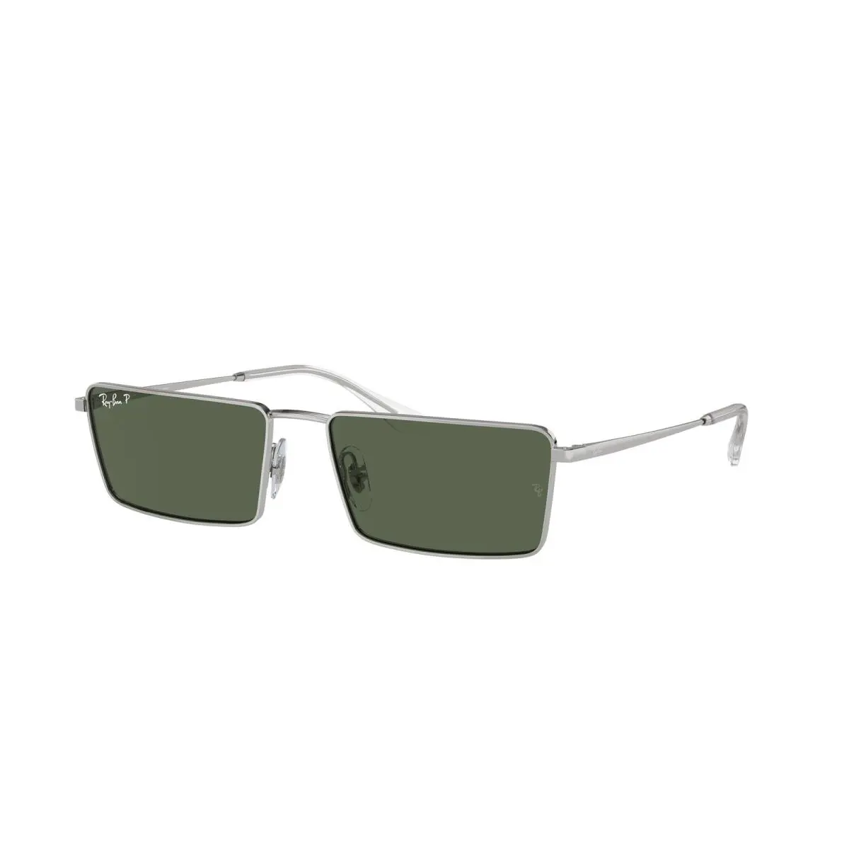 Ray-ban RB 3741 Emy Silver Dark Green Polar 003/9A Sunglasses