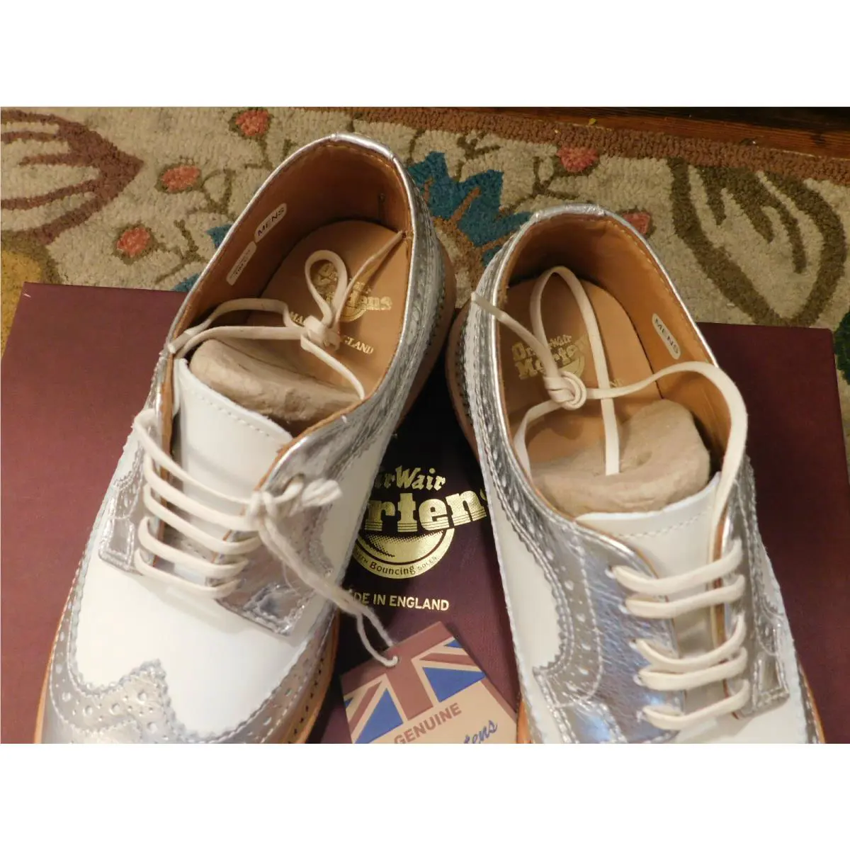 Dr. Martens shoes - Dr Martens CORE MIE 3989 - Metallic silver white (UPC: 883985462922) 1