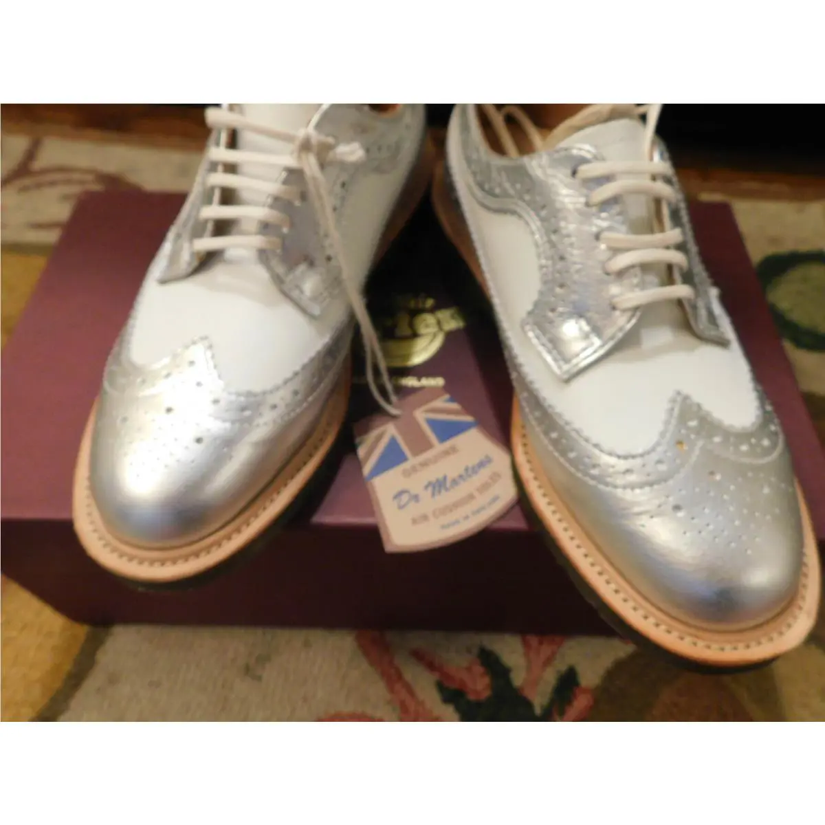Dr. Martens shoes - Dr Martens CORE MIE 3989 - Metallic silver white (UPC: 883985462922) 3