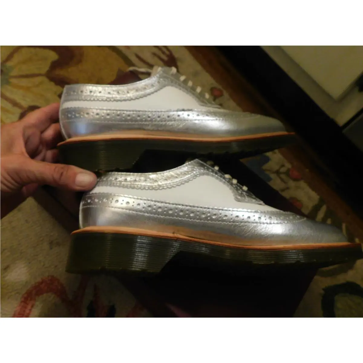 Dr. Martens shoes - Dr Martens CORE MIE 3989 - Metallic silver white (UPC: 883985462922) 6