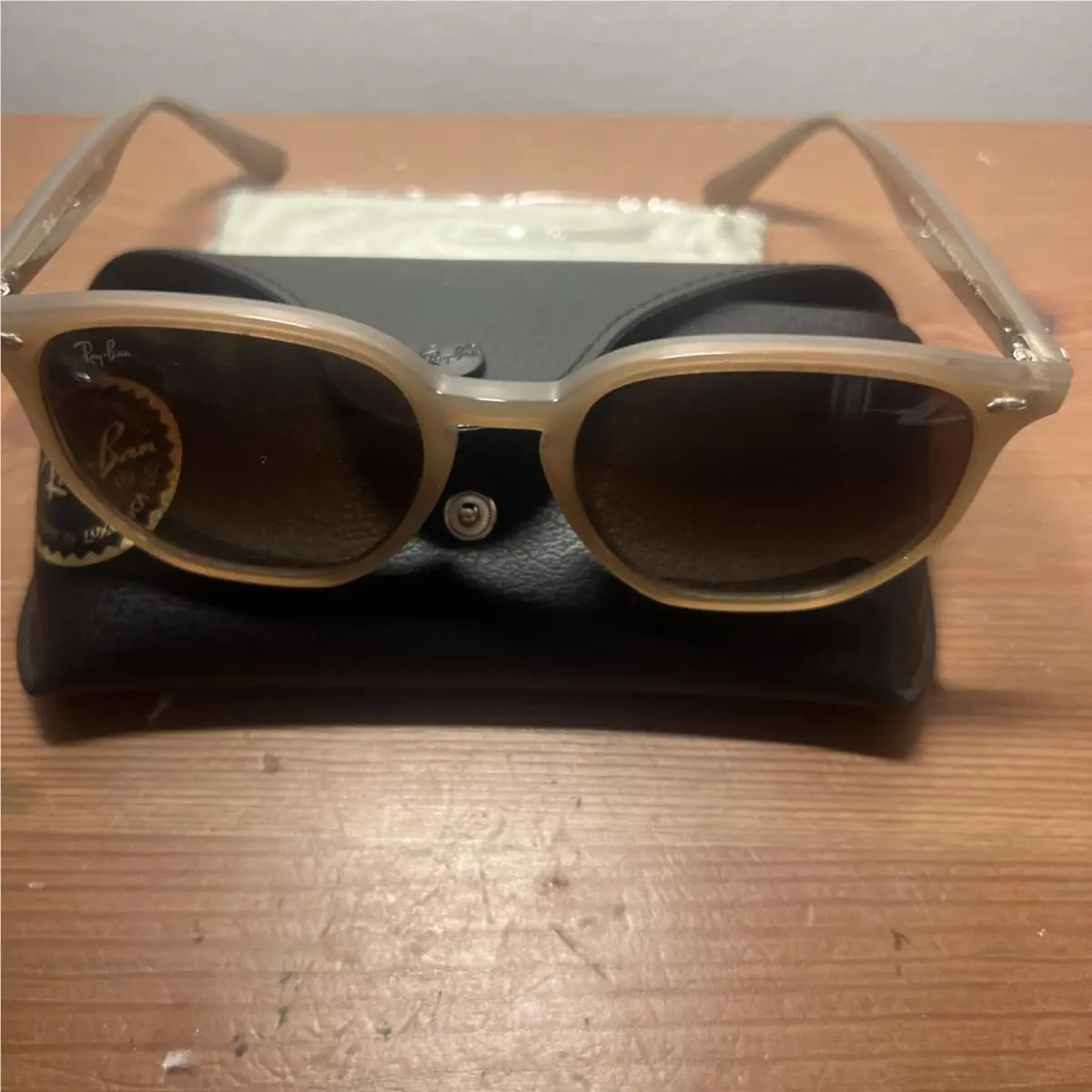 Ray-ban RB4306 Men`s Geometric Sunglasses - Light Tortoise/tortoise - Frame: Brown, Lens: Brown