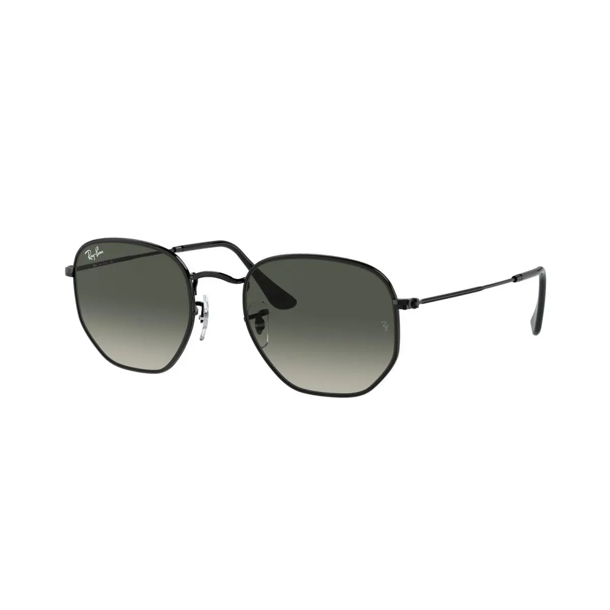 Ray-ban RB 3548 Hexagonal Black Grey Gradient 002/71 Sunglasses