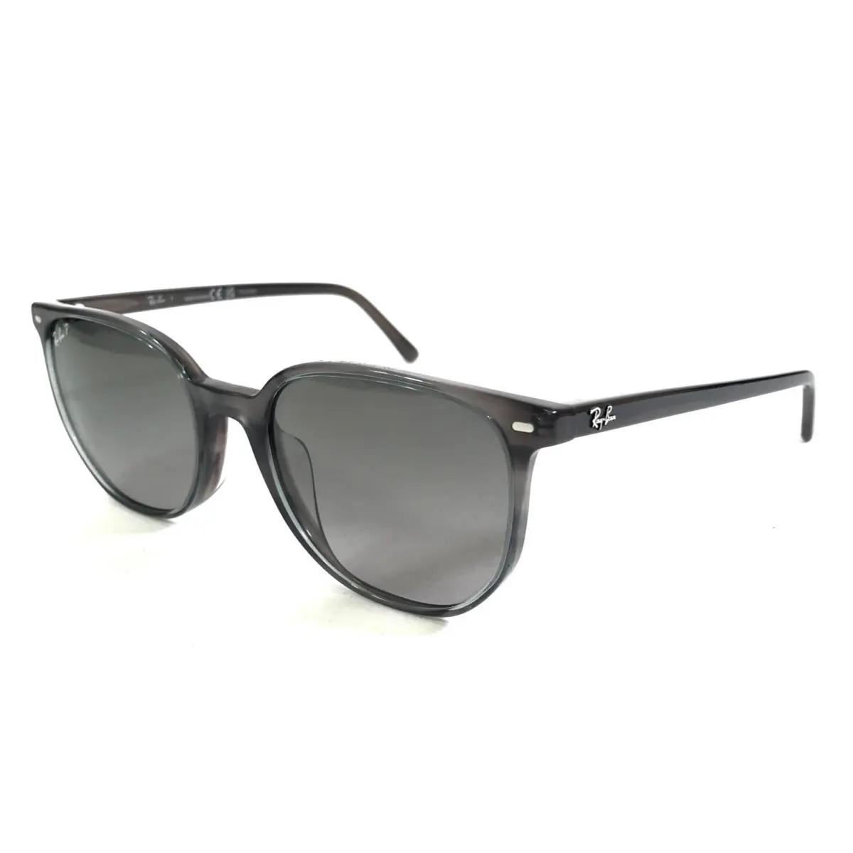 Ray-ban Sunglasses RB2197F Elliot 1438/M3 Gray Asian Fit w Polarized Gray Lenses
