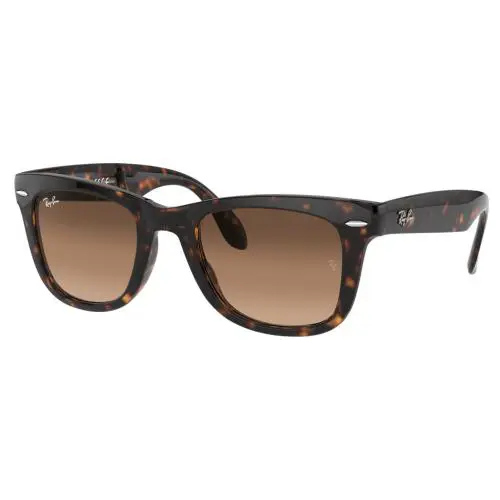Ray-ban Wayfarer Folding Classic Polished Light Havana Brown RB4105 710/51 54 - Frame: Brown, Lens: Brown