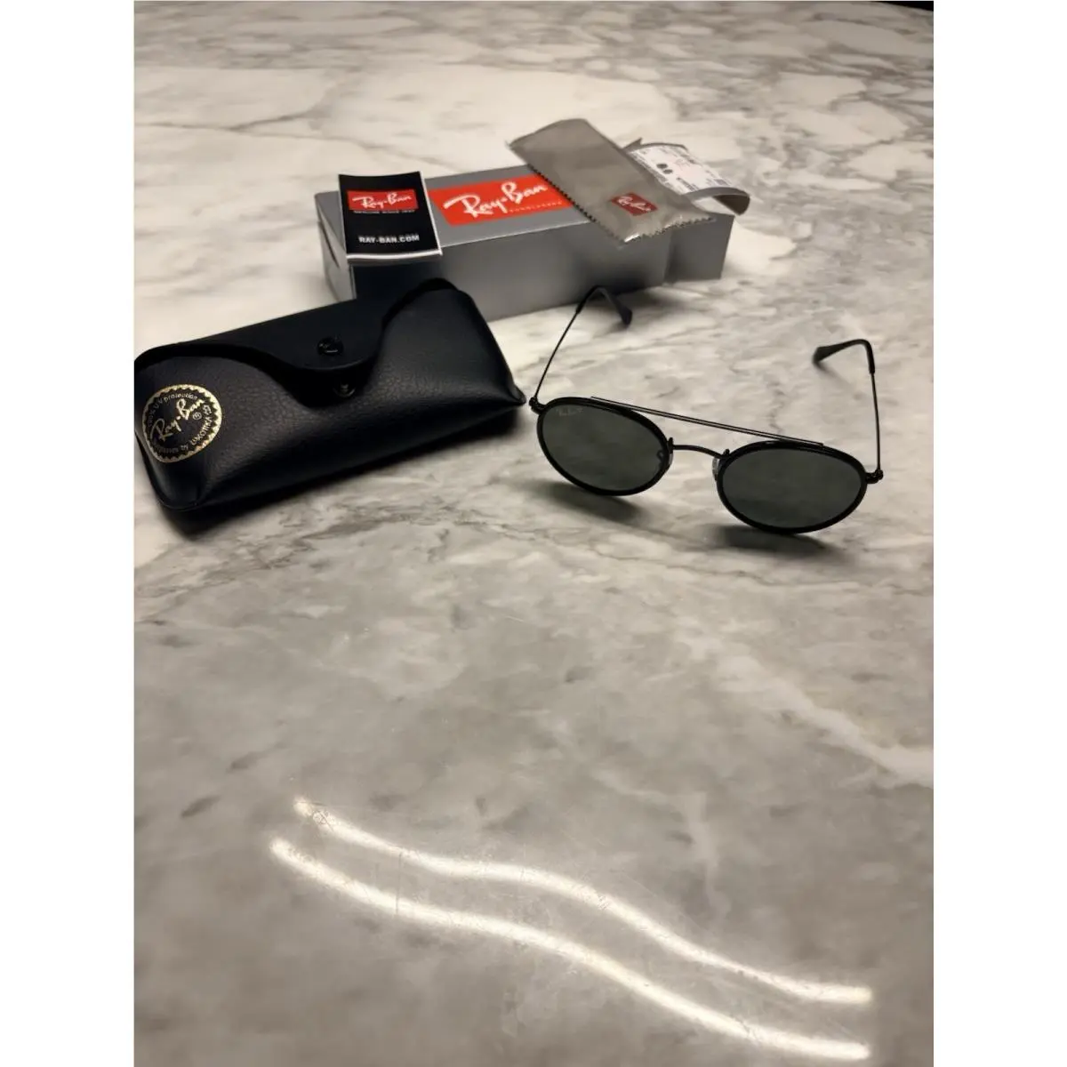 Ray-ban RB3647N00258 Double Bridge Unisex Adults Sunglasses by Ray-Ban