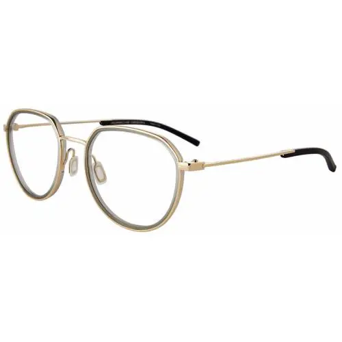 Porsche Design P8740 Glasses Unisex A Italy Geometric Full-rim Black Metal