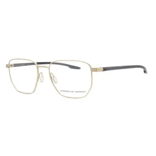 Porsche Design Eyeglasses Optical Frame P8770 Gold with Black w/ Case