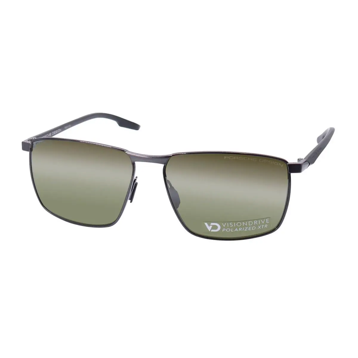 Porsche Design P8948 Sunglasses B Oversized Mens Gray 61-15-145 Italy Metal