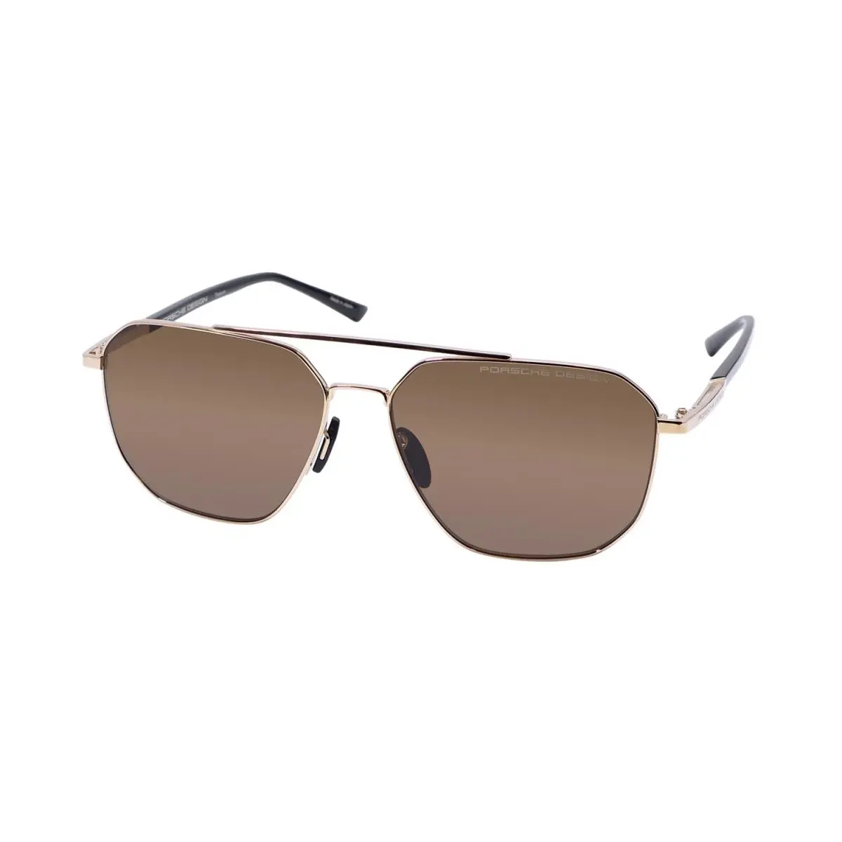 Porsche Design P8967 Sunglasses Mens 61-15-145 Full-rim Japan Gold C