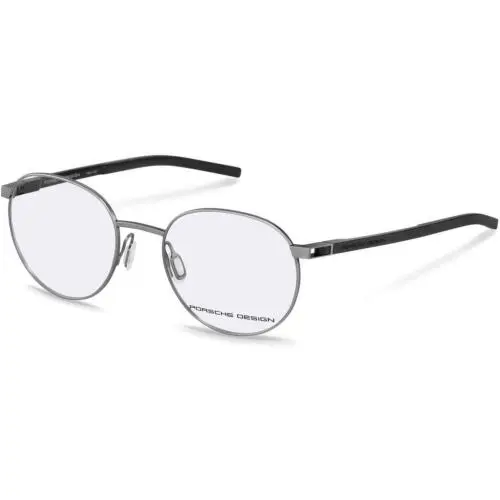 Porsche Design P8756 Eyeglasses A Italy Mens Full-rim 53-19-145 Gray Oval