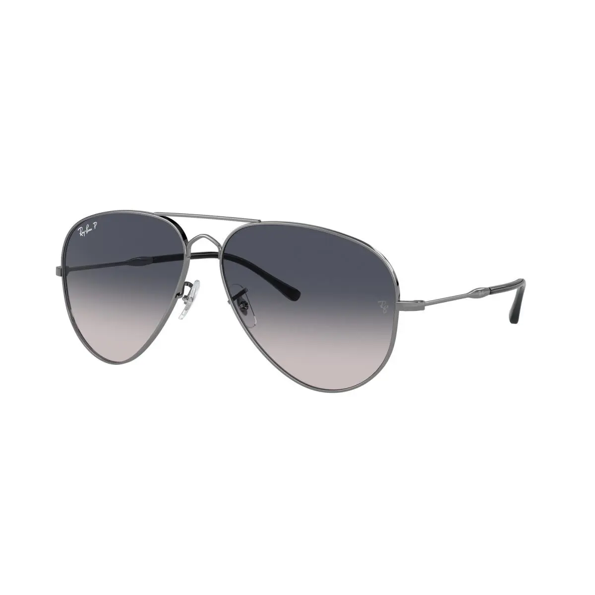 Ray-ban RB 3825 Old Aviator Gunmetal Blue Grad 004/78 Sunglasses