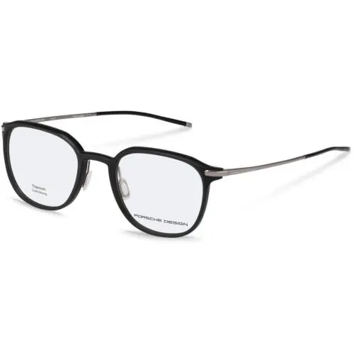 Porsche Design P8785 Black w Silver a000 Sunglasses