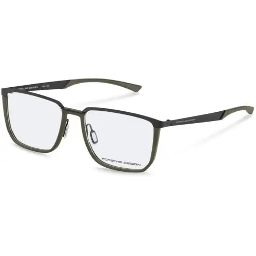 Porsche Design P 8790 Black W Olive a000 Size 55 Sunglasses - Frame: Multicolor