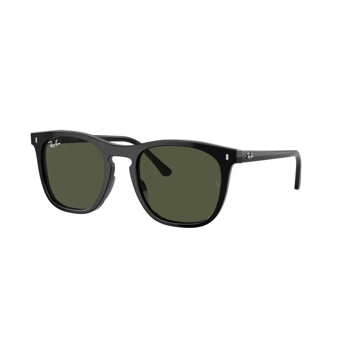 Ray-ban RB 2210F Black Green 901/31 Sunglasses