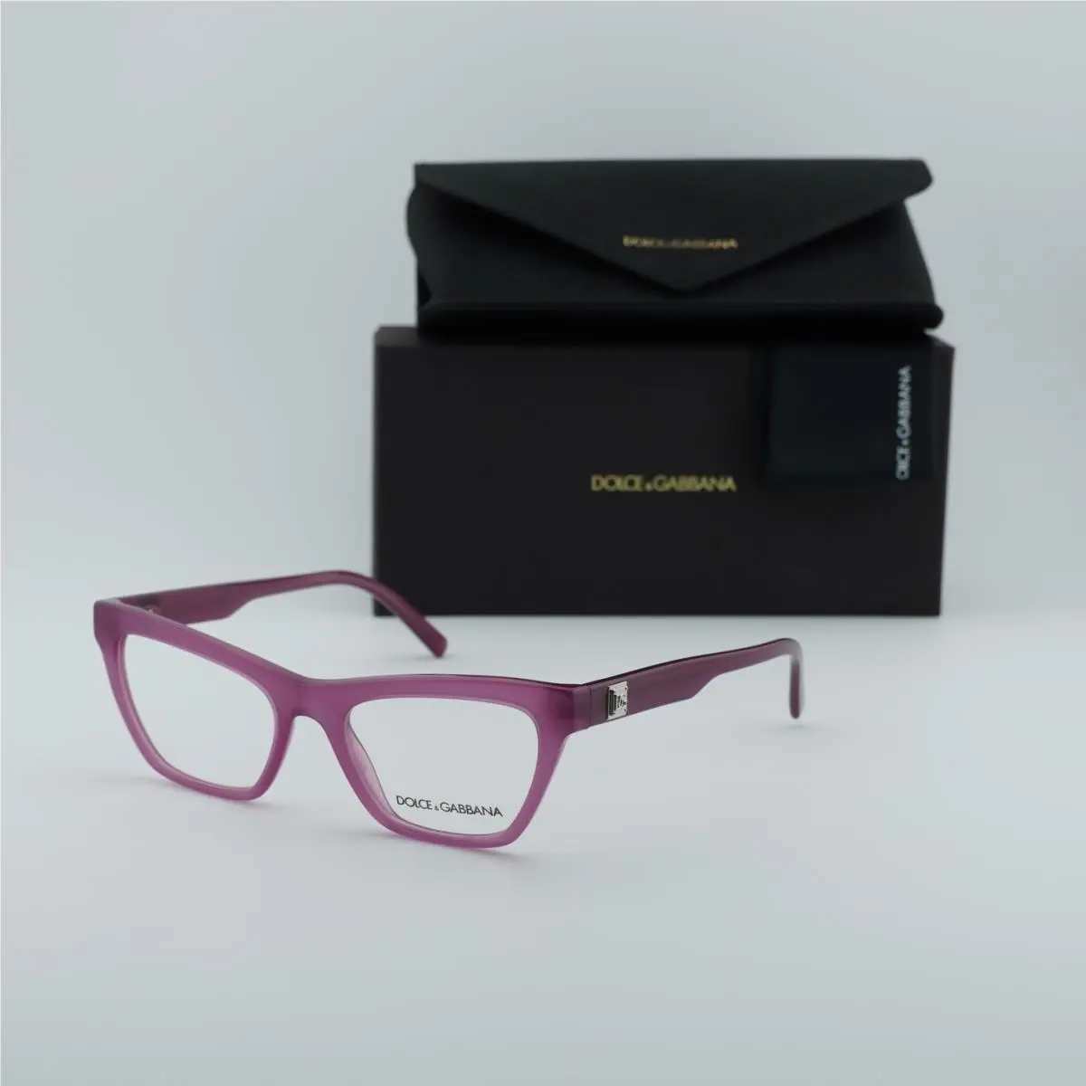 Dolce Gabbana DG3359 2966 Opal Raspberry 53mm Eyeglasses