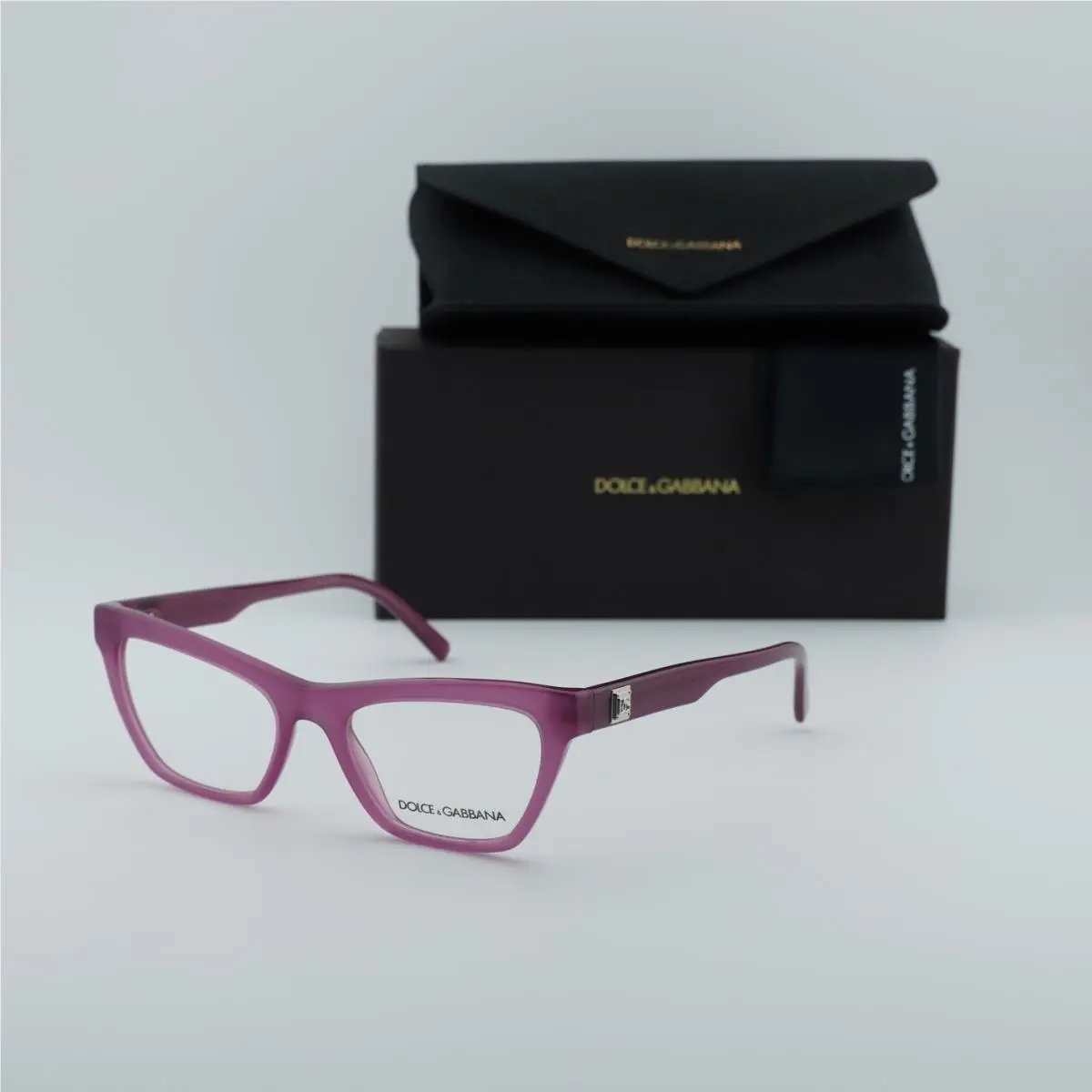 Dolce Gabbana DG3359 2966 Opal Raspberry 53mm Eyeglasses