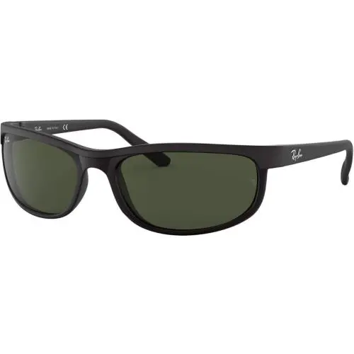Ray-ban Predator 2 Matte Black Green Lens RB2027 W1847 62 - Frame: Black, Lens: Green