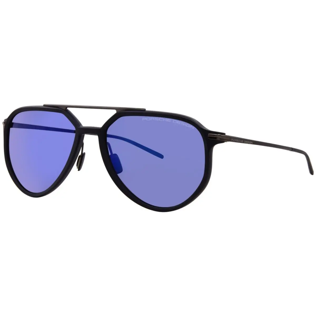 Design P8990 C264 Sunglasses Men`s Black/blue Mirror Pilot Pilot 59mm by Porsche