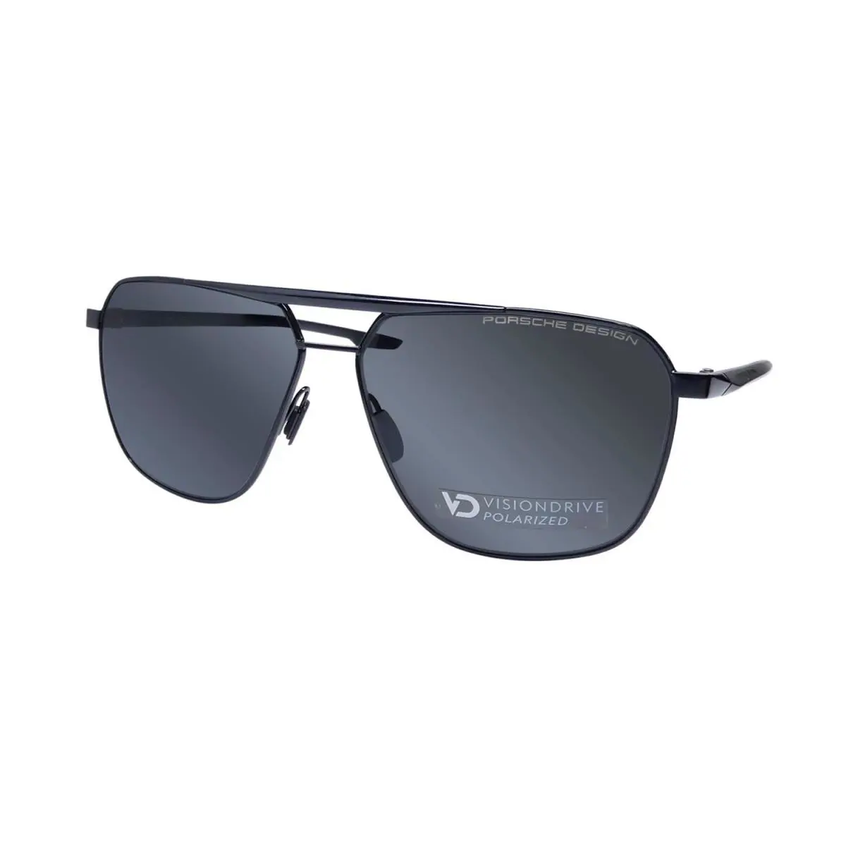 Porsche Design P8949 Sunglasses Metal Plastic Italy Black Pilot A