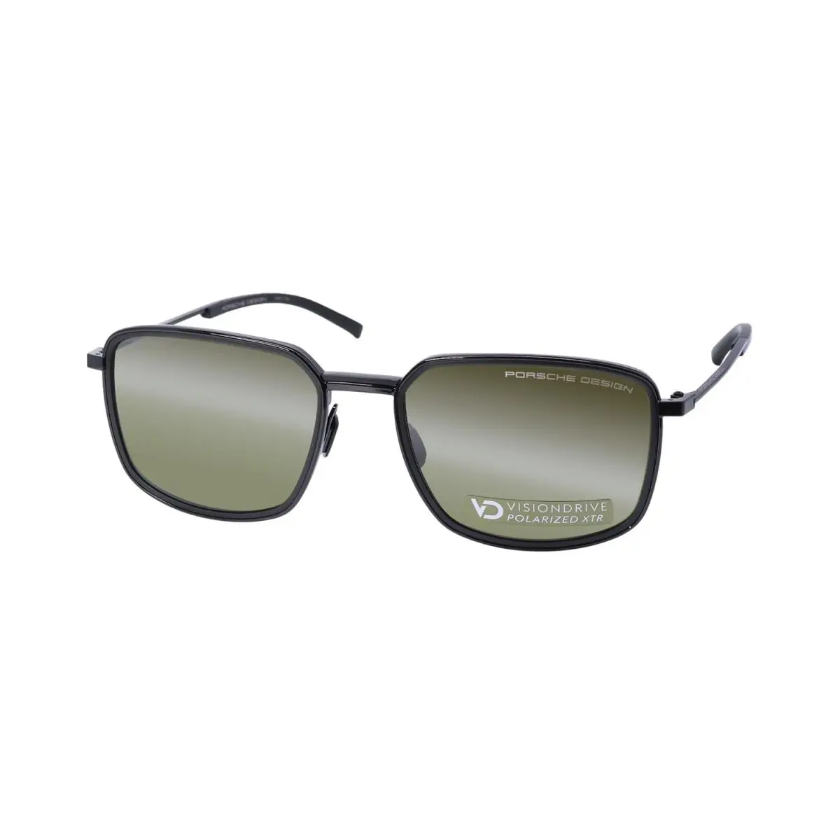 Porsche Design P8941 Sunglasses A Metal Plastic Black Square 58-19-145