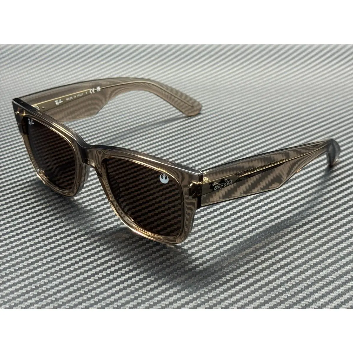 Ray Ban RB0840S 68701A Light Brown Violet Unisex 51 mm Sunglasses