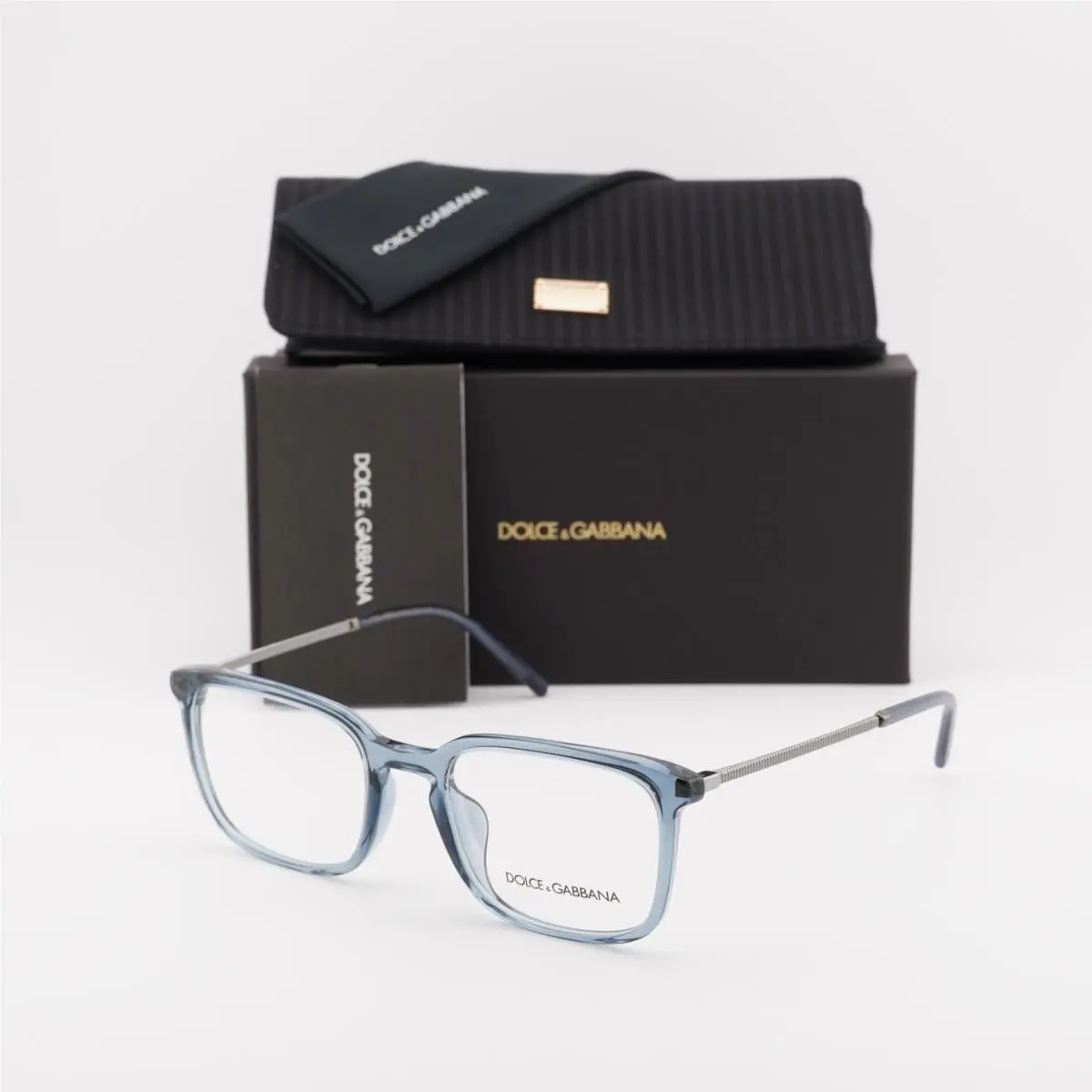 Dolce Gabbana DG3349F 3040 Transparent Blue 54mm Eyeglasses