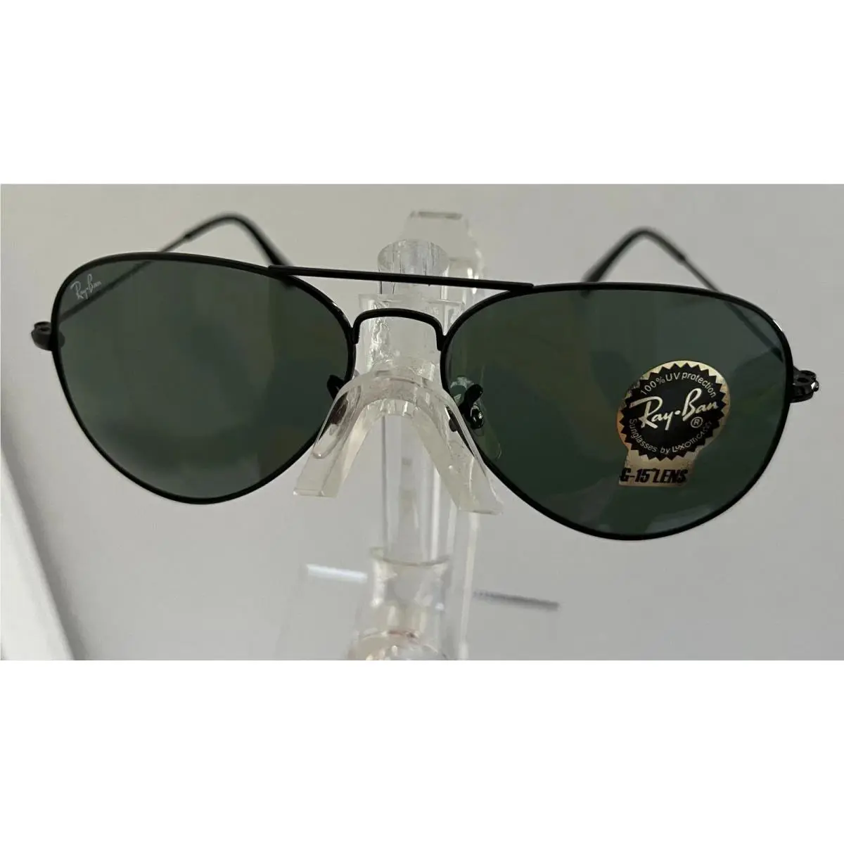 Ray-ban Aviator Large Metal RB3025 L2823 58mm Black with G-15 Green Lenses
