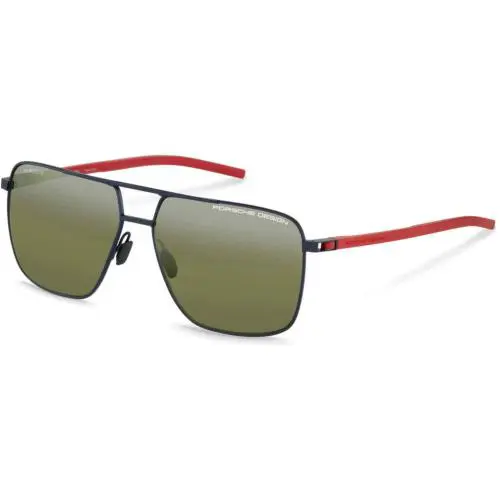 Porsche Design P8963 Sunglasses Retro Pilot 61-14-145 Mens Italy Full-rim