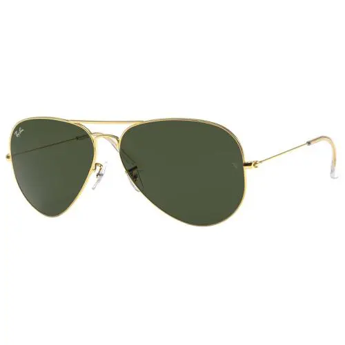 Ray-ban Aviator Large Gold Metal II Green Lens RB3026 L2846 62 - Frame: Gold, Lens: Green